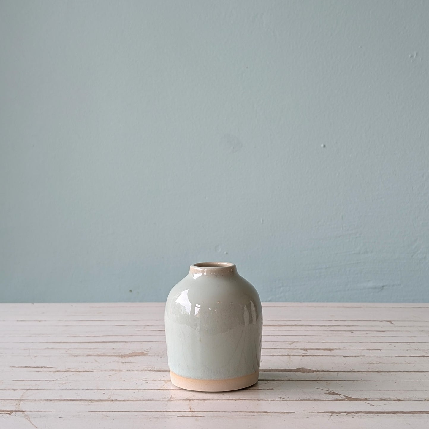 Bud Vase Pale Blue Gloss (Asahi So)