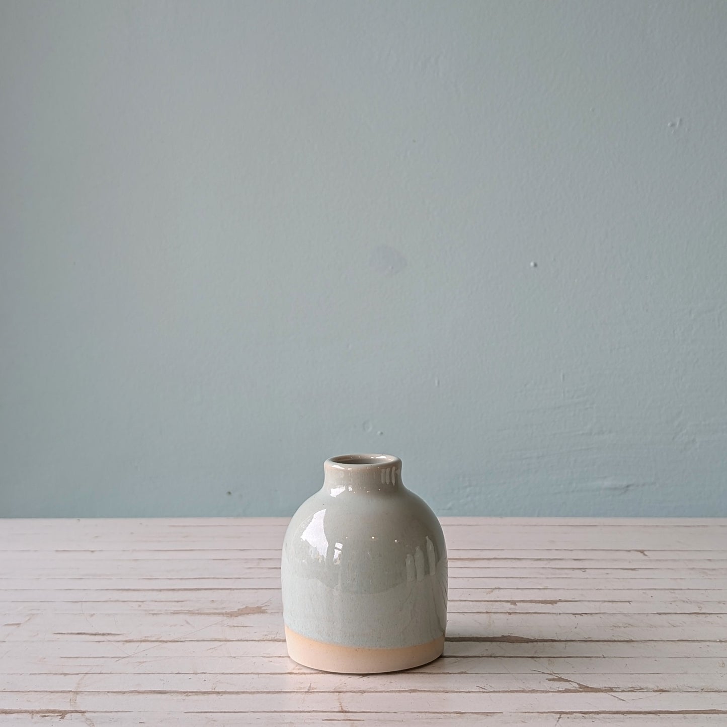 Bud Vase Pale Blue Gloss (Asahi So)