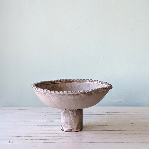 Grey Footed Bowl Large (Maria Lacey)