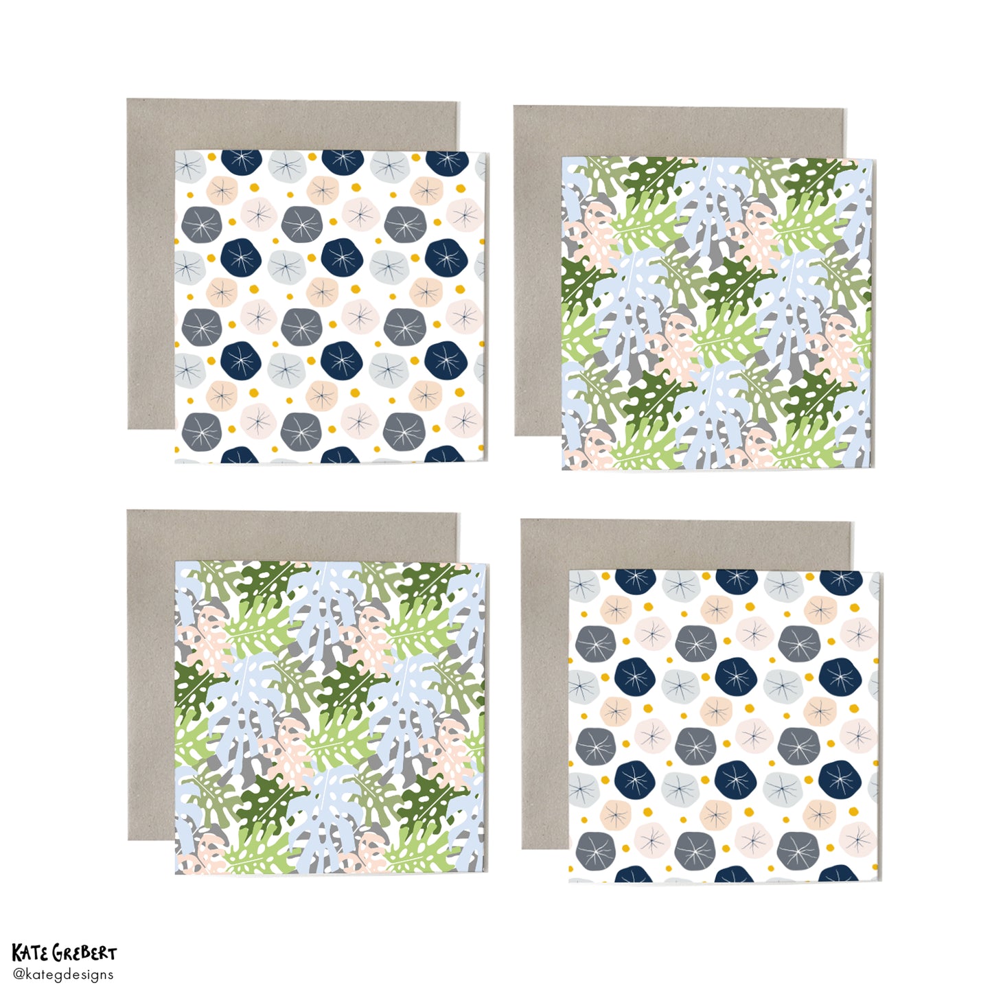 4 for $20 - Kate Grebert Designs Art Cards