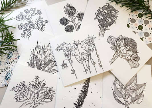 8 for $35 - Kate Grebert Designs Art Cards