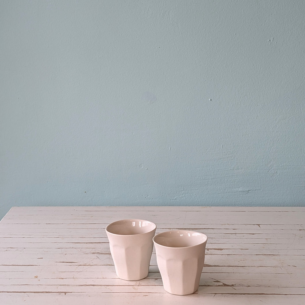 Deb Taylor latte cup white