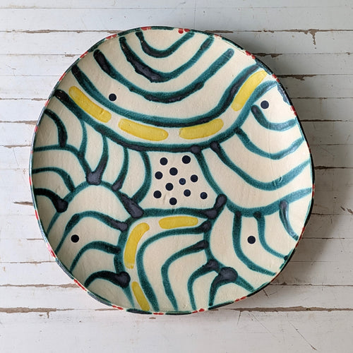 Jennifer Newton medium round platter JN545