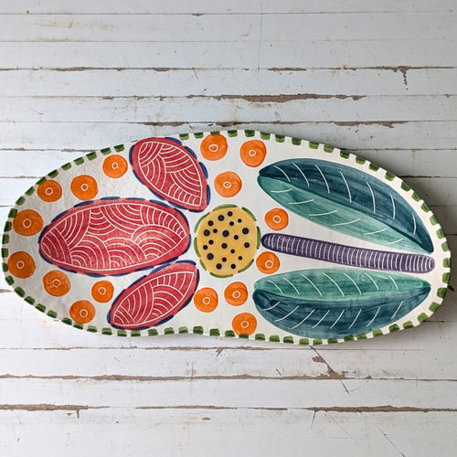 Jennifer Newton oval platter JN498