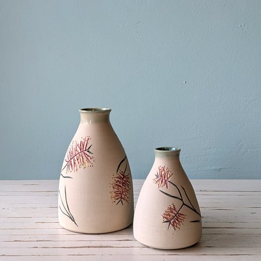 Bottlebrush Vase Assorted Sizes (Therese McMahon)
