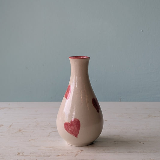Therese McMahon Heart Vases Assorted
