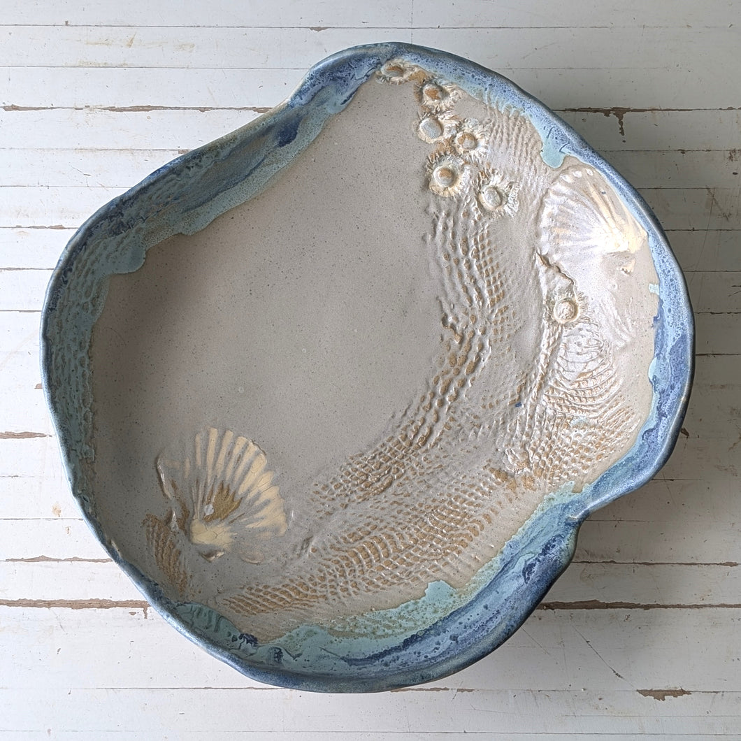 Therese McMahon large seabed platter TM1531