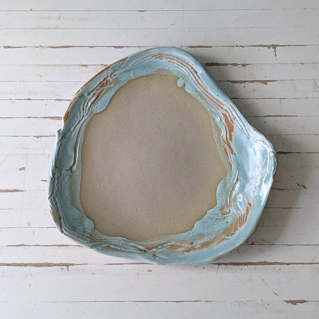 Therese McMahon medium shoreline platter TM1532