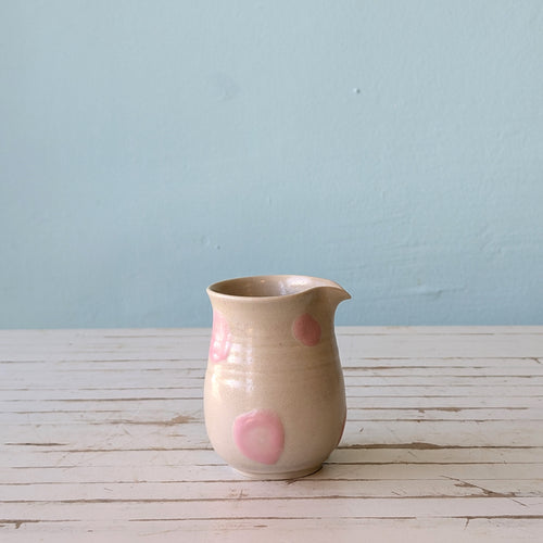 Therese McMahon milk jug pink spot