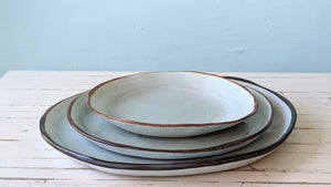 Plates Assorted Sizes Light Blue (Therese McMahon)