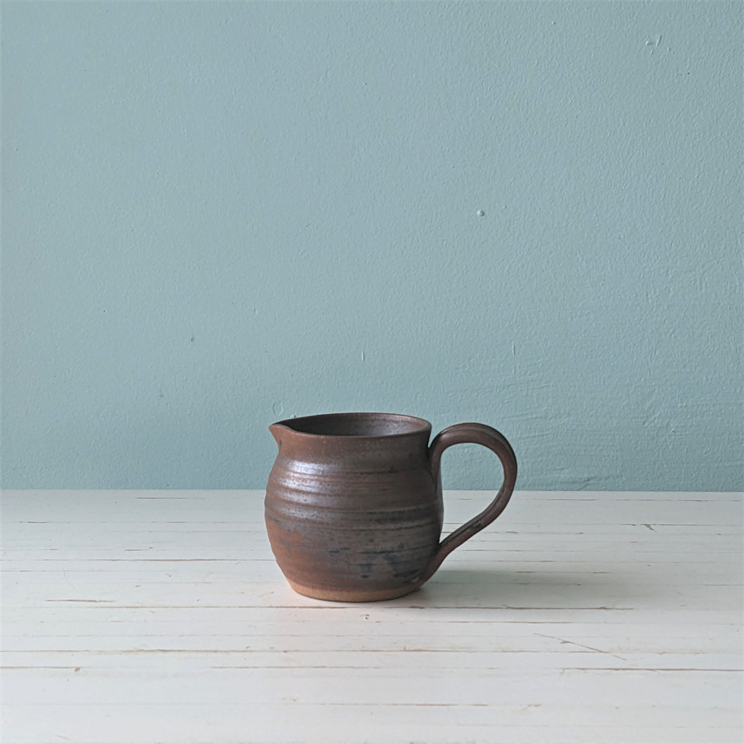LK Ceramic milk jug dark stoneware
